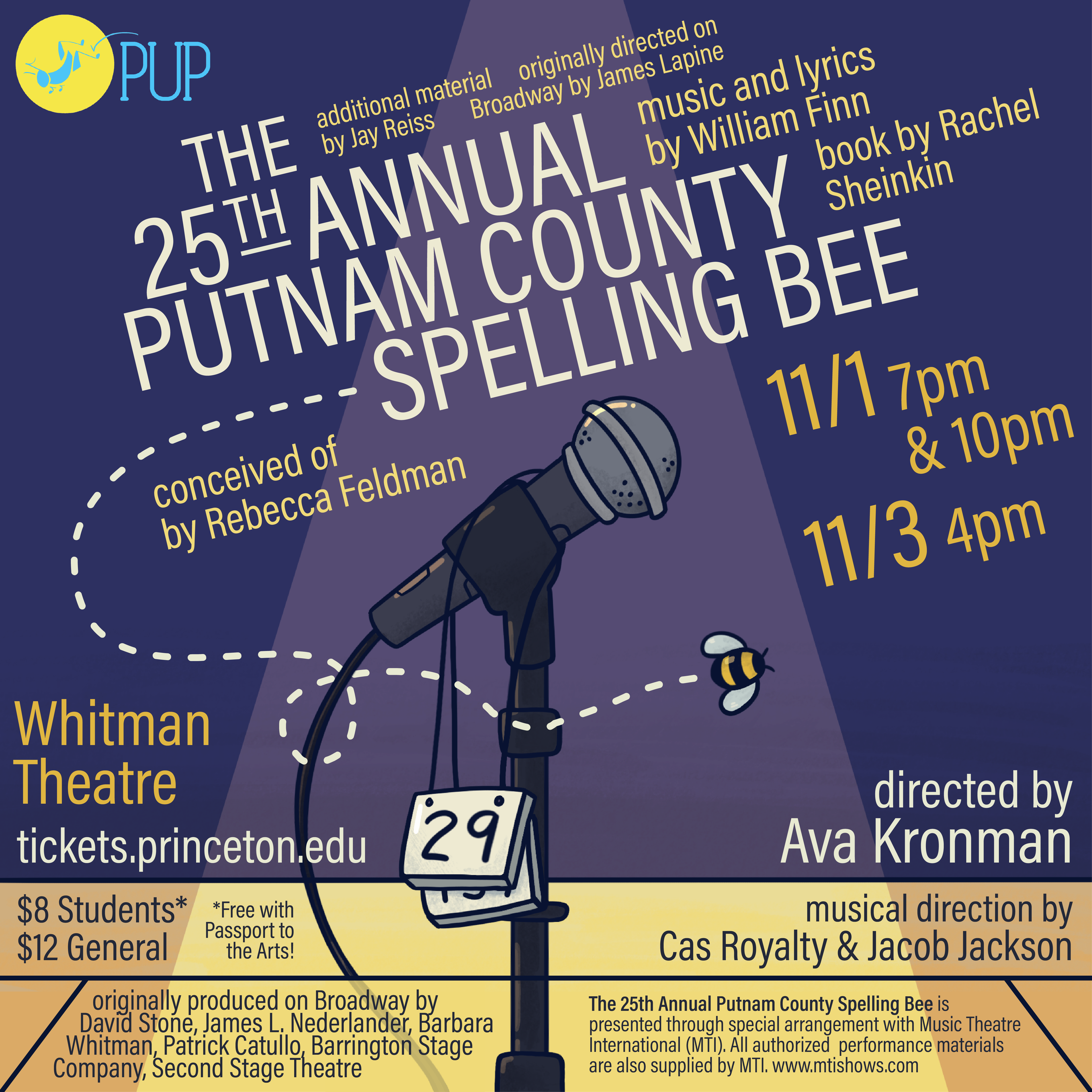 The 25th Annual Putnam County Spelling Bee - Princeton University